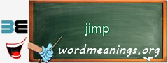 WordMeaning blackboard for jimp